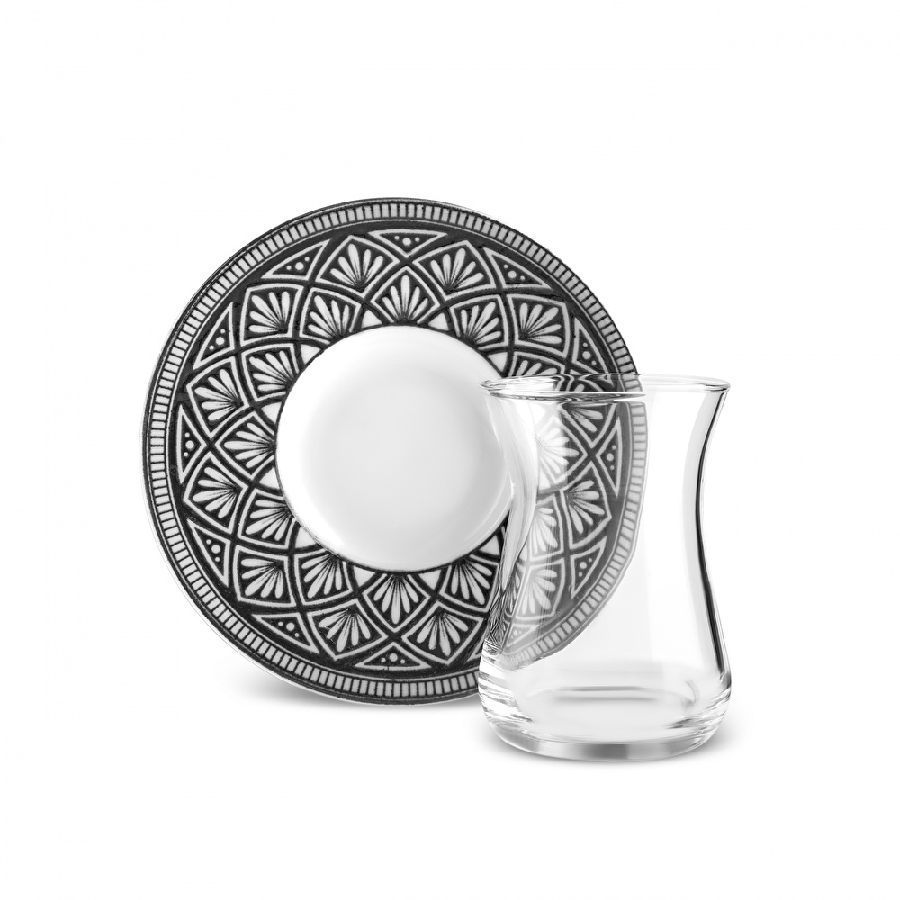 Karaca Lenny 6 Kişilik 12 Parça Çay Seti thumbnail 4