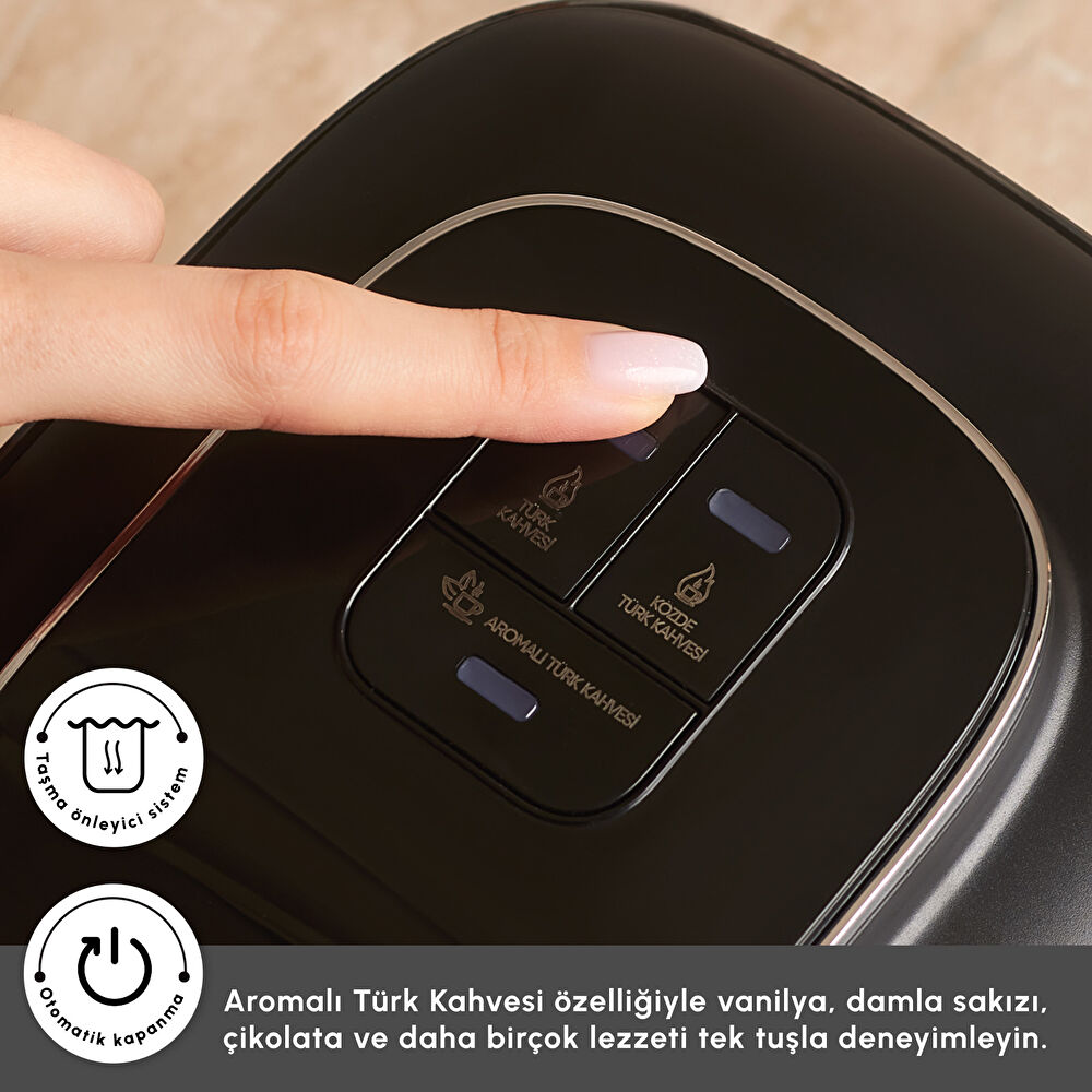Karaca Hatır Neo Inox Çelik Cezveli Türk Kahve Makinesi thumbnail 5