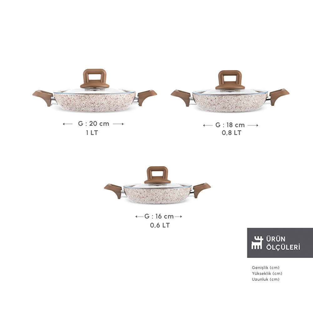 Karaca Biogranit Alice 6 Parça Sahan Set thumbnail 2