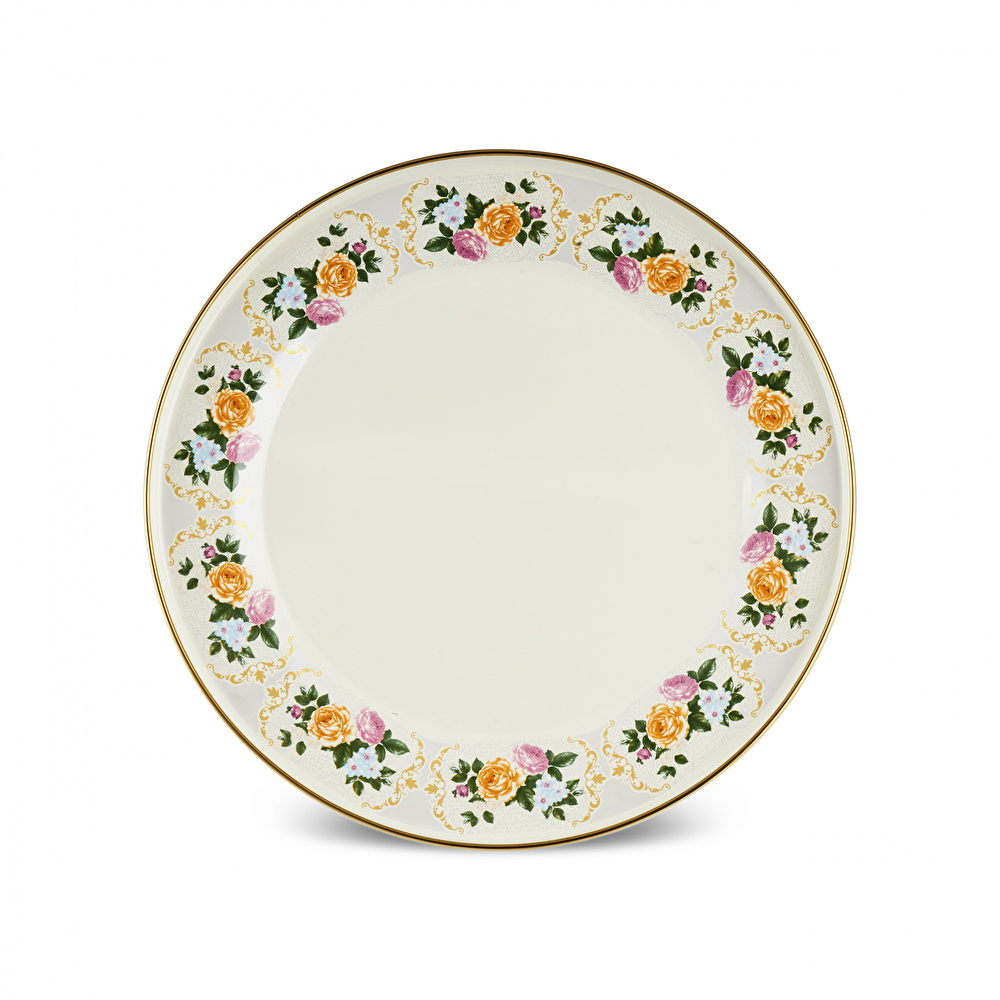 Karaca Viyan Emaye Kek Fanusu 31 cm thumbnail 4