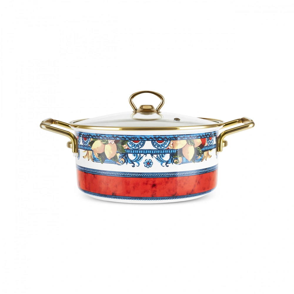 Karaca Amalfi Emaye Kızartma Tenceresi 22 cm görseli 6