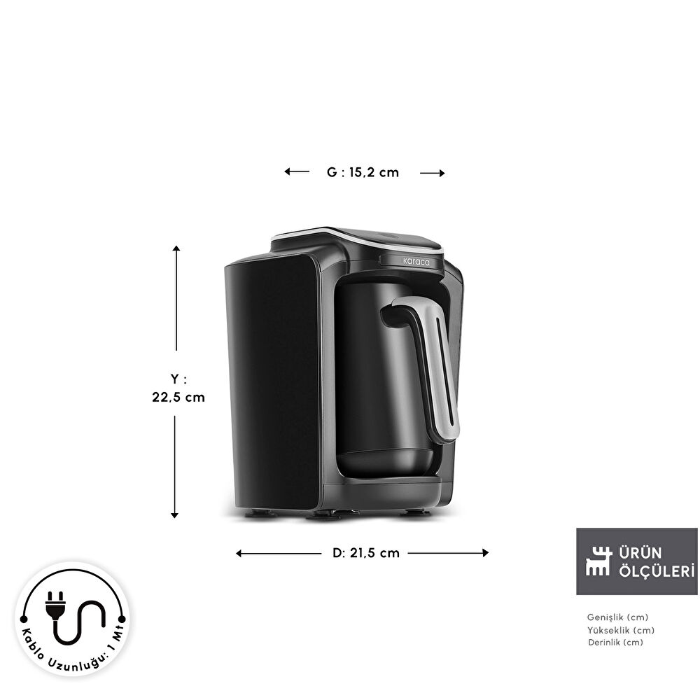 Karaca Hatır Neo Türk Kahve Makinesi Silver thumbnail 3