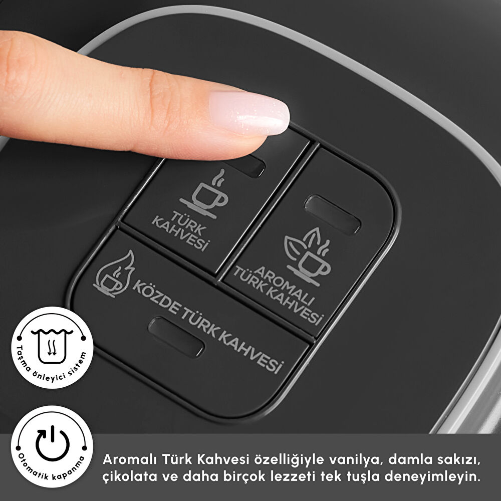 Karaca Hatır Neo Türk Kahve Makinesi Silver thumbnail 5