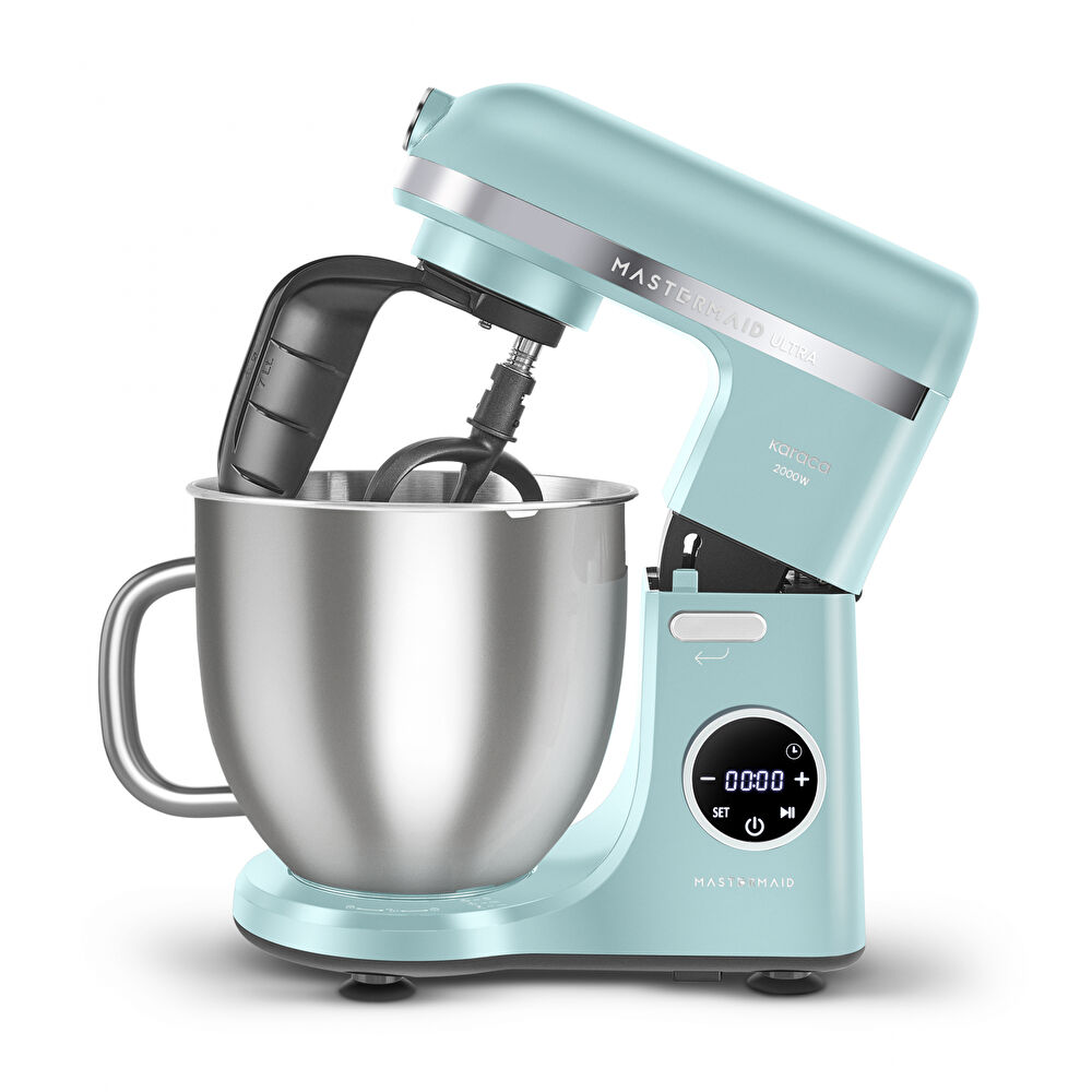 Karaca Mastermaid Chef Ultra D2000W Dijital Ekranlı Hamur Yoğurma Makinesi Tiffany 7L thumbnail 2