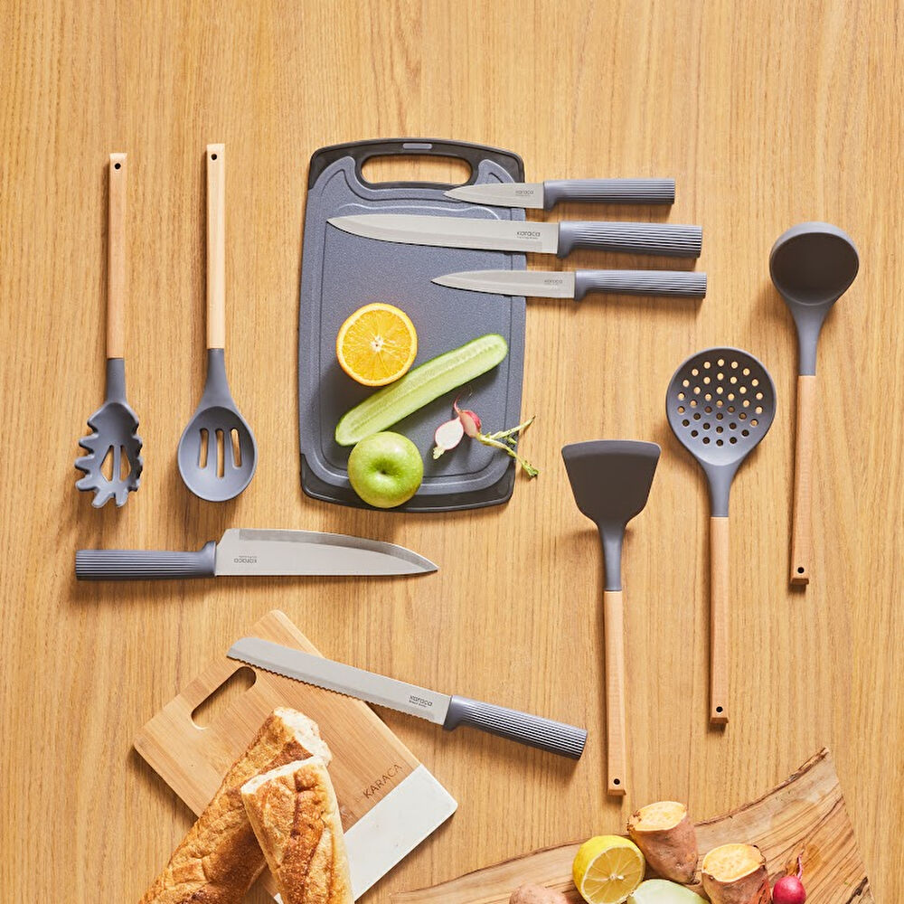 Karaca Massimo 12 Parça Servis Setli Bıçak Seti Antrasit thumbnail 2