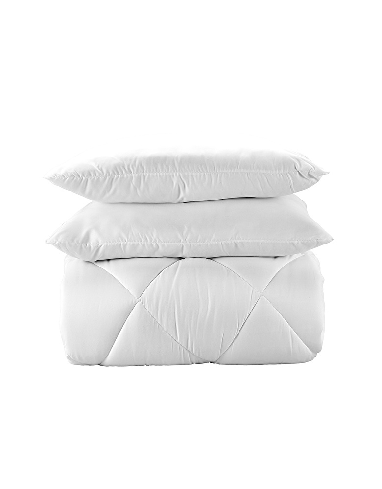 Karaca Home Delux Çift Kişilik Yorgan 2 Adet Yastık 50x70 cm görseli 1