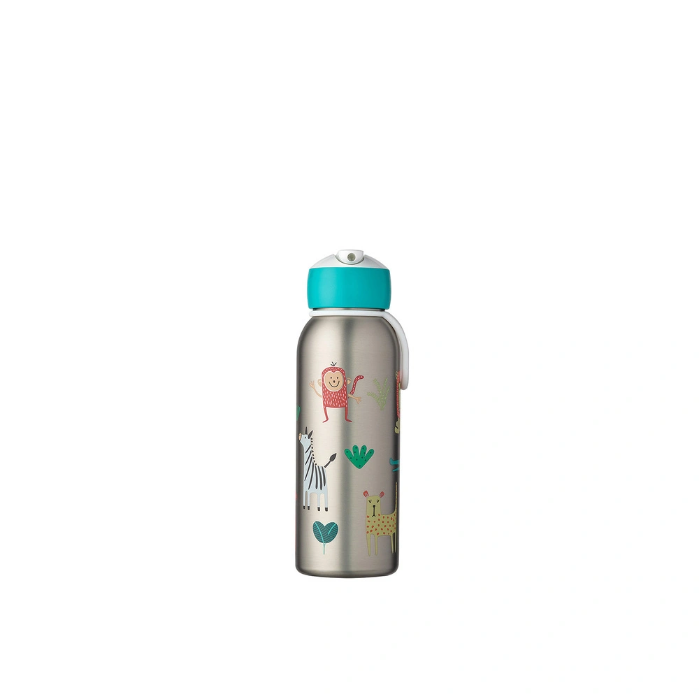 Mepal Insulated Bottle Flip - Up Campus 350 ml Çocuk Termosu Animal Friends görseli 1