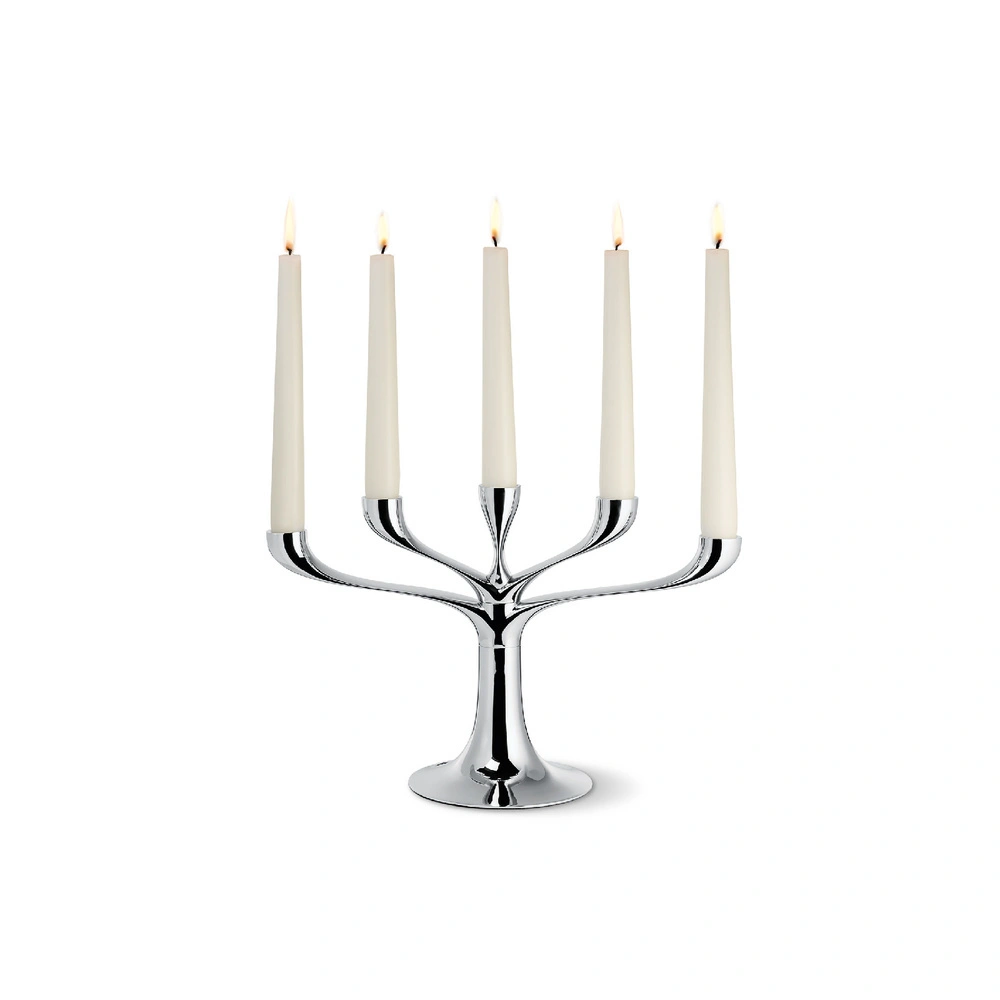 Philippi Candelabra 5 Kollu Şamdan 20 cm görseli 4