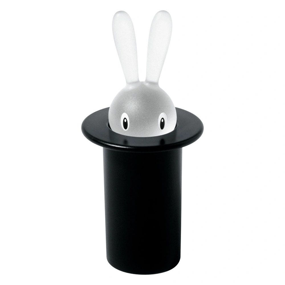 Alessi Magic Bunny Kürdan Tutucu Siyah görseli 1