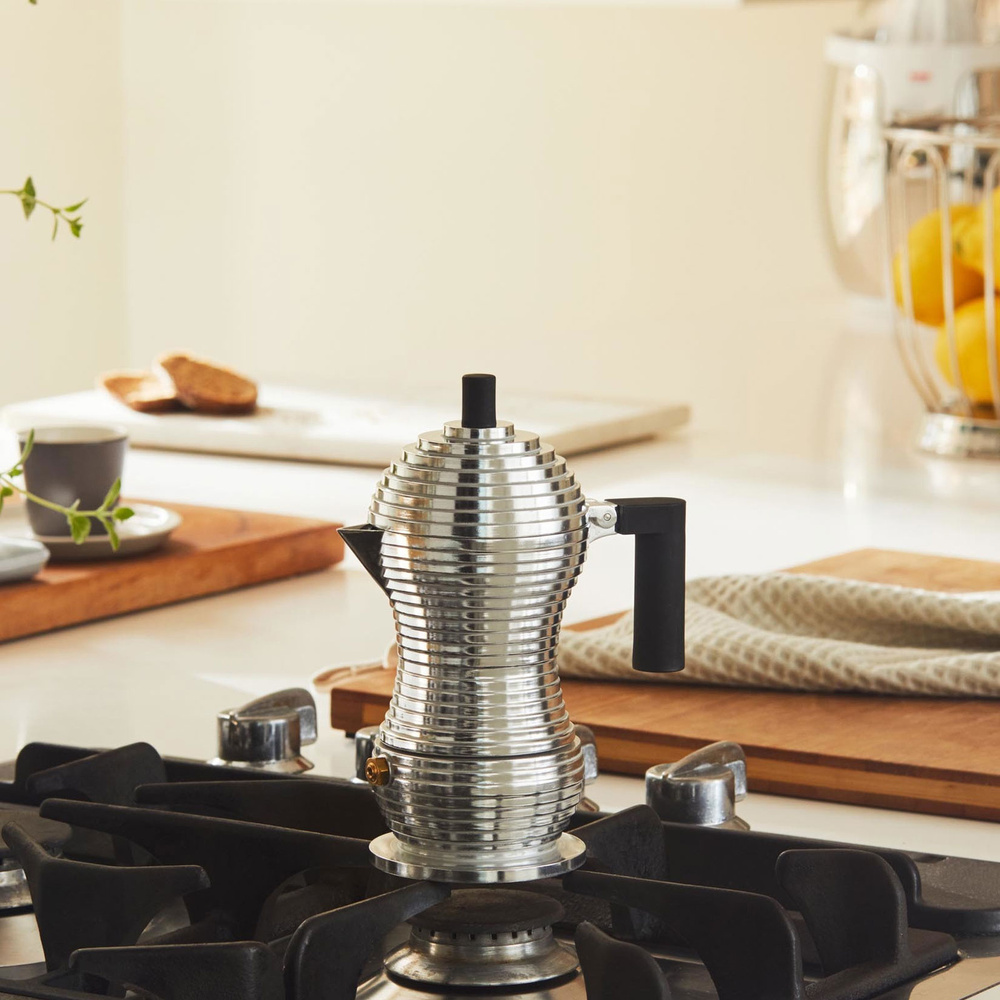 Alessi Pulcina Espresso Makinesi Mokapot 150 ml görseli 1