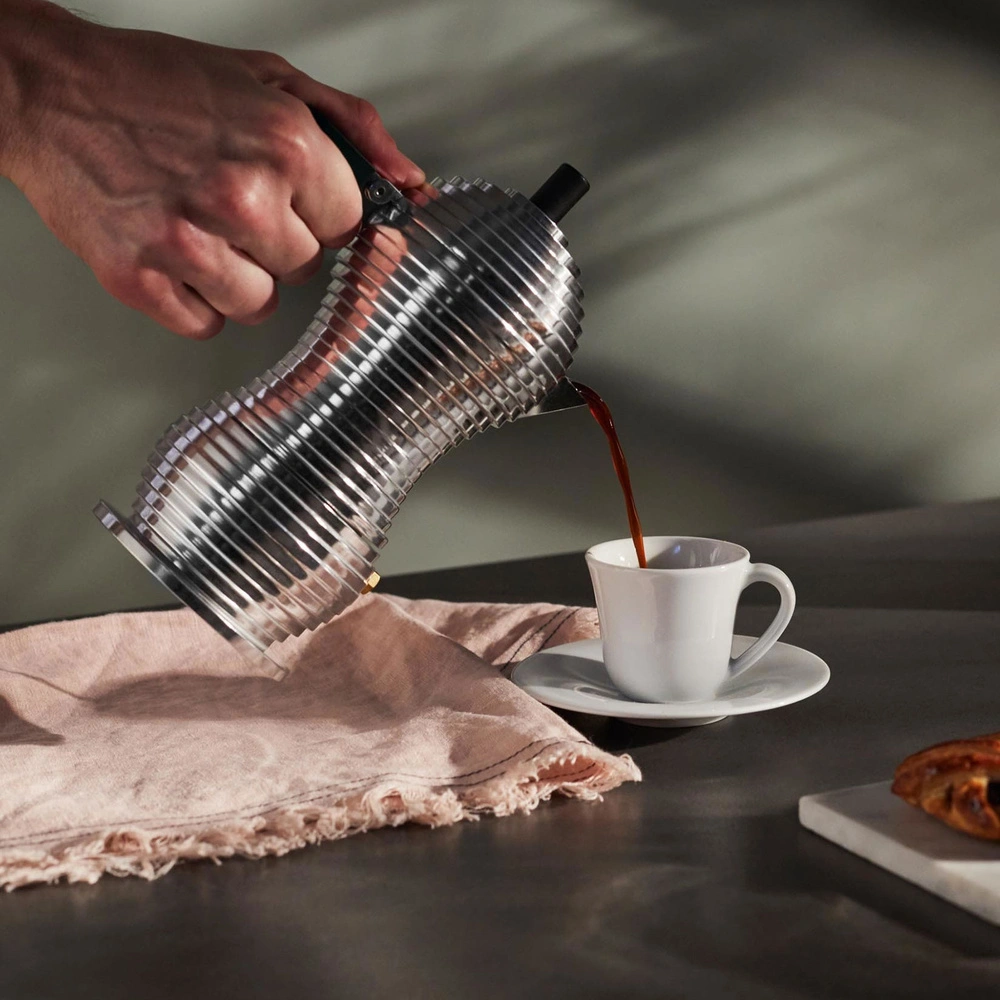 Alessi Pulcina Espresso Makinesi Mokapot 300 ml görseli 2