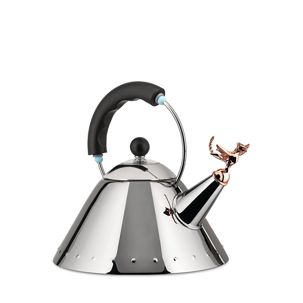 Alessi Kettle Tea Rex 2 Lt Siyah görseli 1