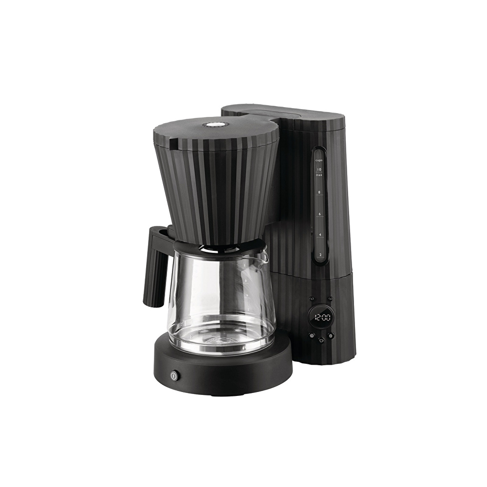 Alessi Plisse Filtre Kahve Makinesi 1,5 L Siyah görseli 1