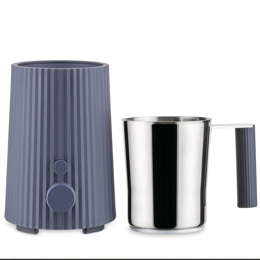 Alessi Plisse Süt Köpürtücü 350 ml Gri görseli 3