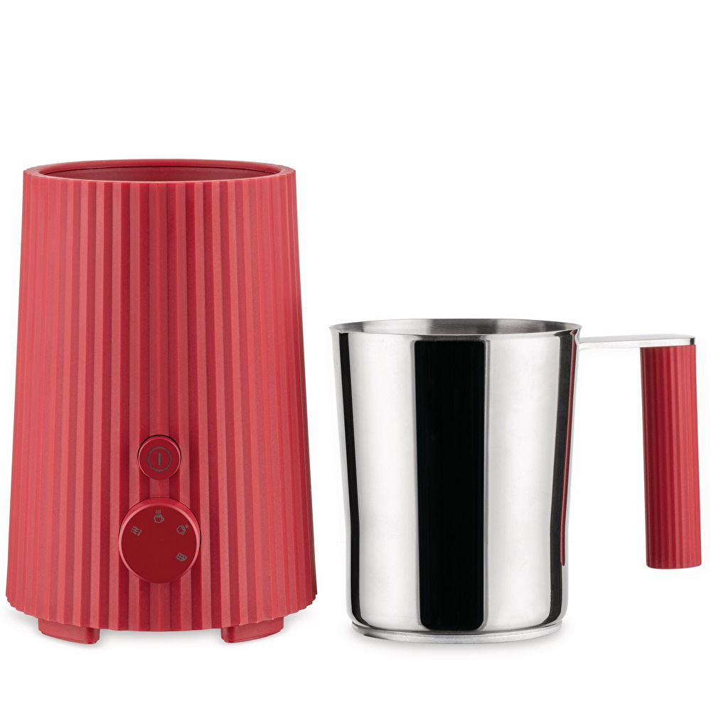 Alessi Plisse Süt Köpürtücü 350 ml Kırmızı görseli 3