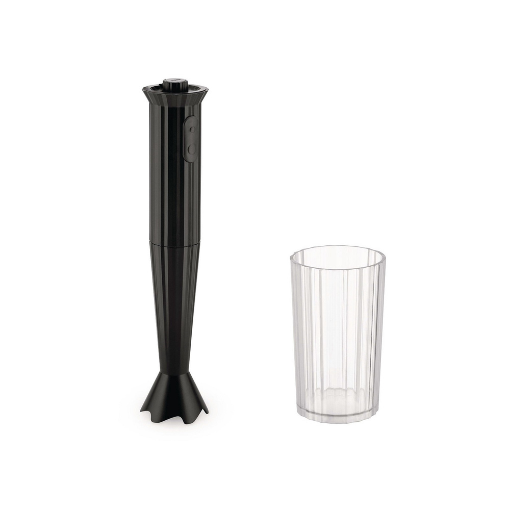 Alessi Plisse El Blender Seti Siyah görseli 1