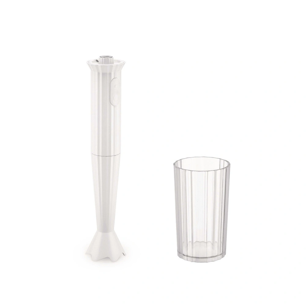 Alessi Plisse El Blender Seti Beyaz görseli 1