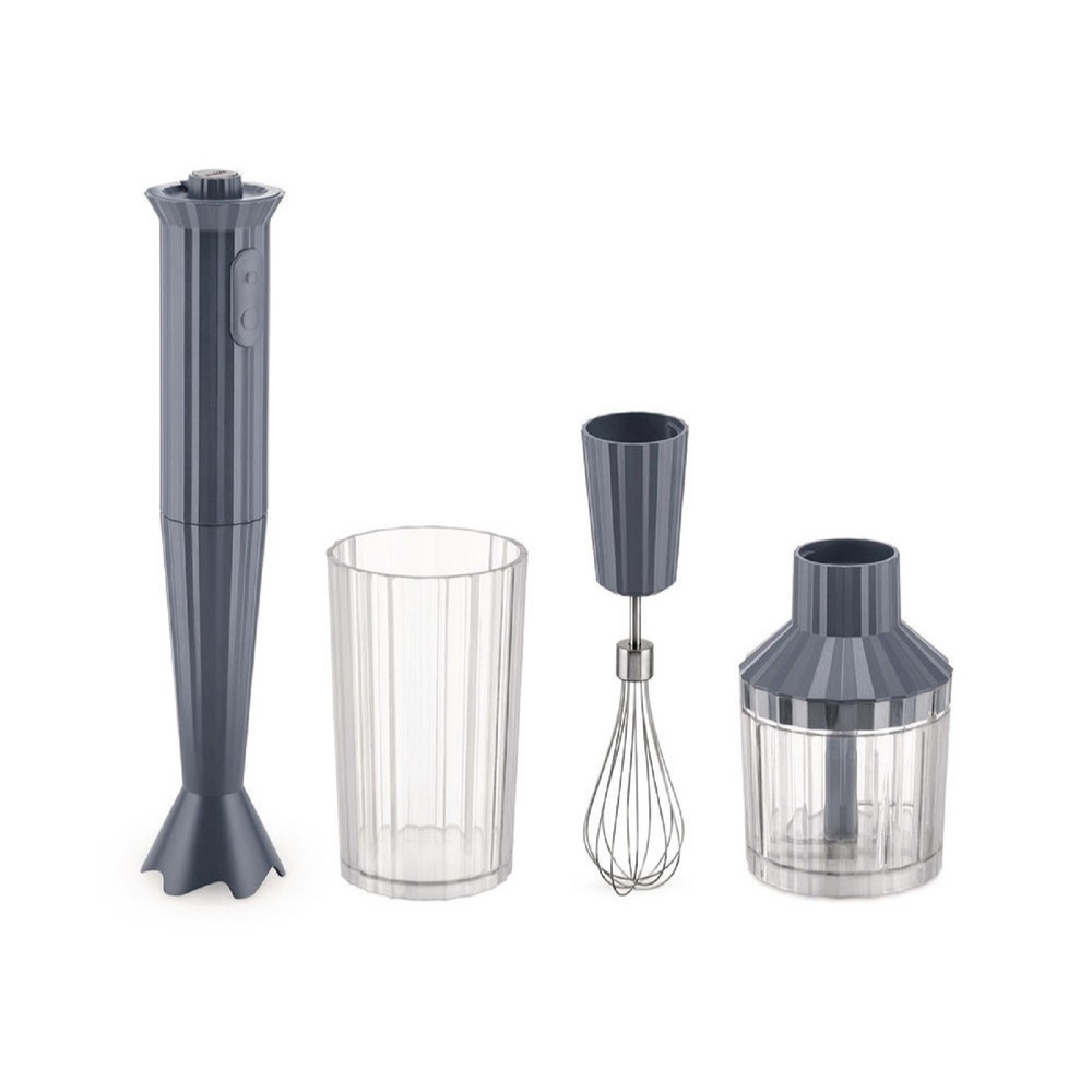 Alessi Plisse Blender Seti Gri görseli 1