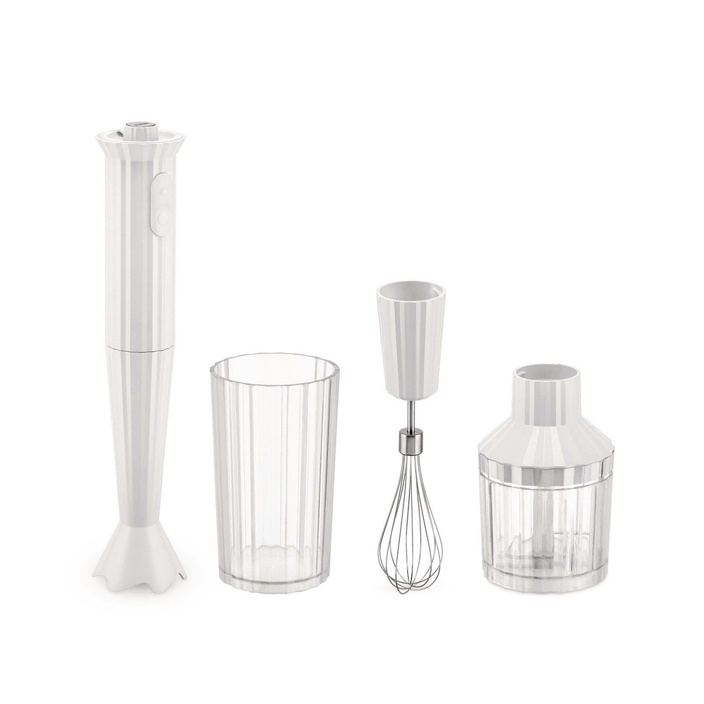 Alessi Plisse Blender Seti Beyaz görseli 1