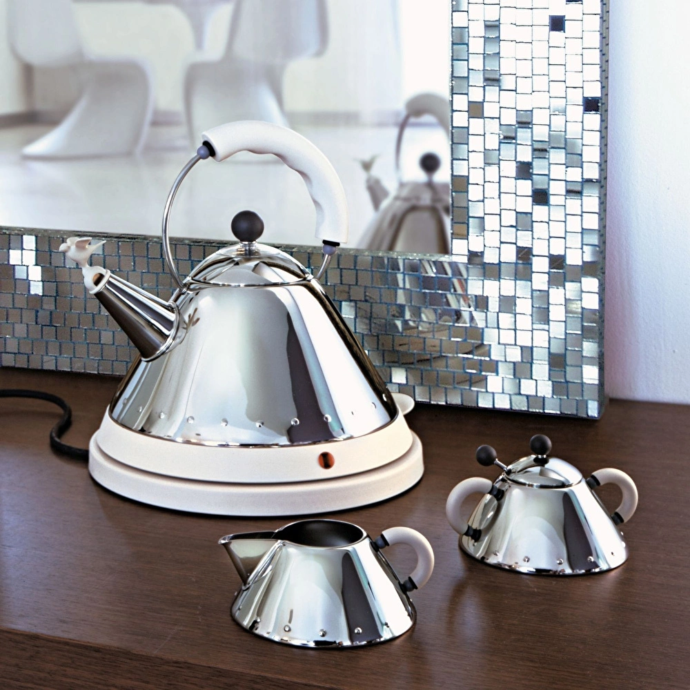 Alessi Kettle 1,5 L Beyaz görseli 3
