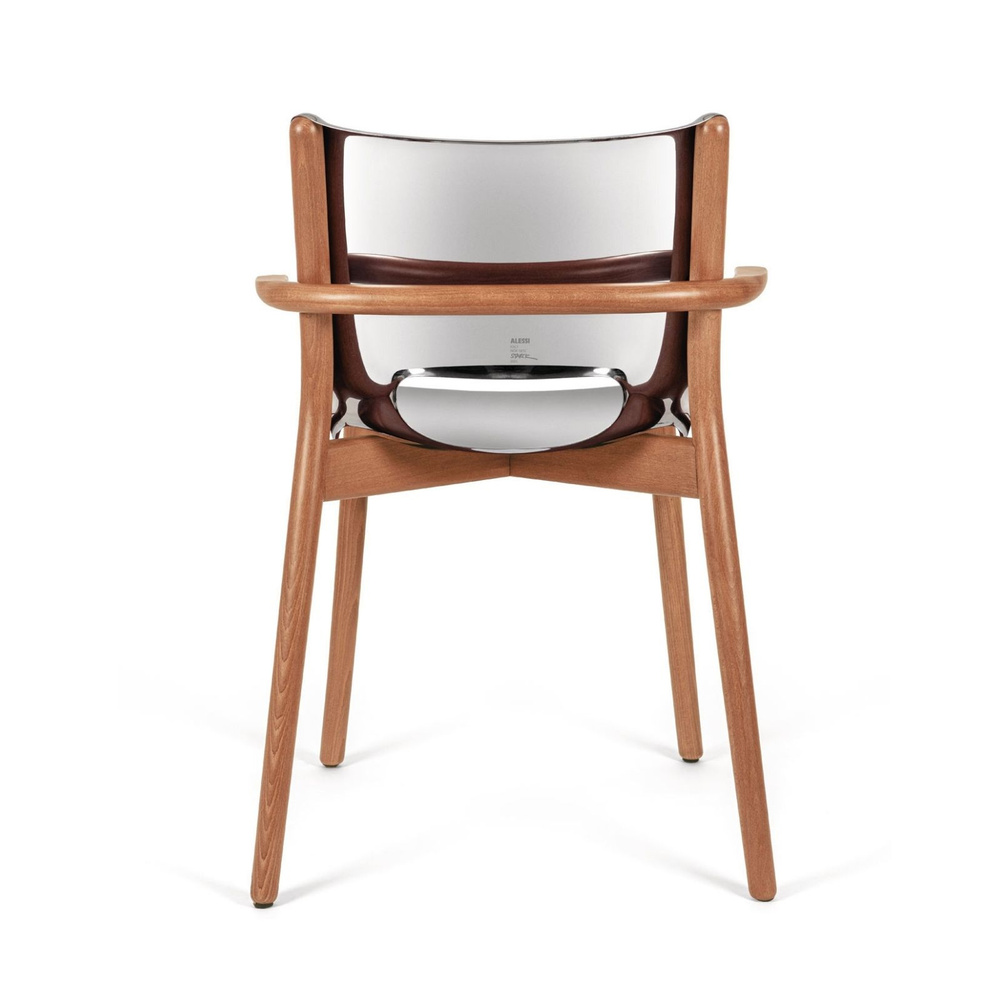 Alessi Poele Kolçaklı Sandalye 53 cm x 56 cm x 81 cm Gümüş görseli 8