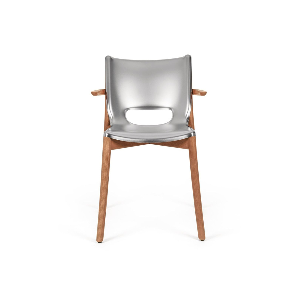 Alessi Poele Kolçaklı Sandalye 53 cm x 56 cm x 81 cm Gümüş görseli 9