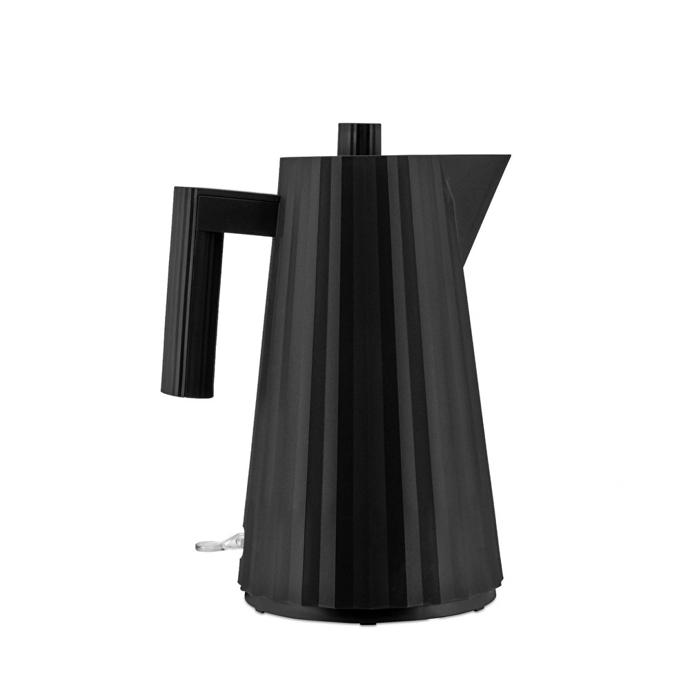 Alessi Plisse Elektrikli Kettle 1,7 L Siyah görseli 1