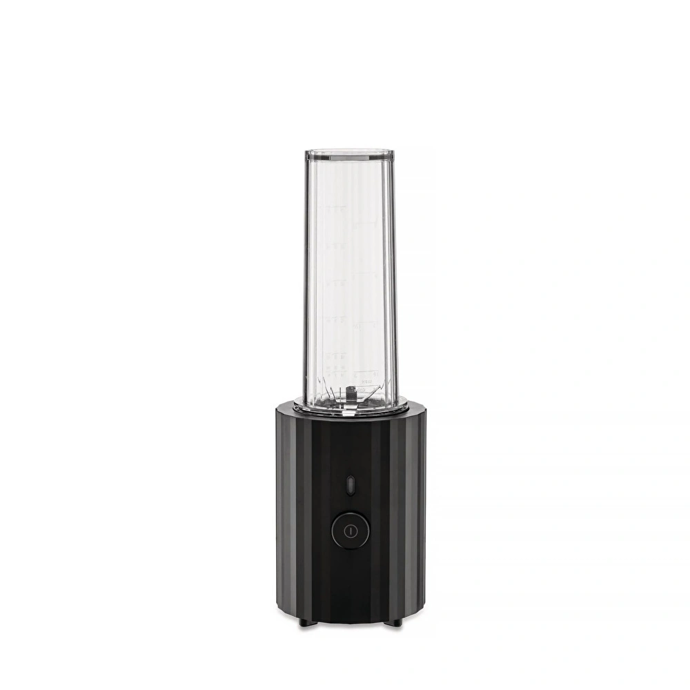 Alessi Plisse Smoothie Blender 550 ml Siyah görseli 1