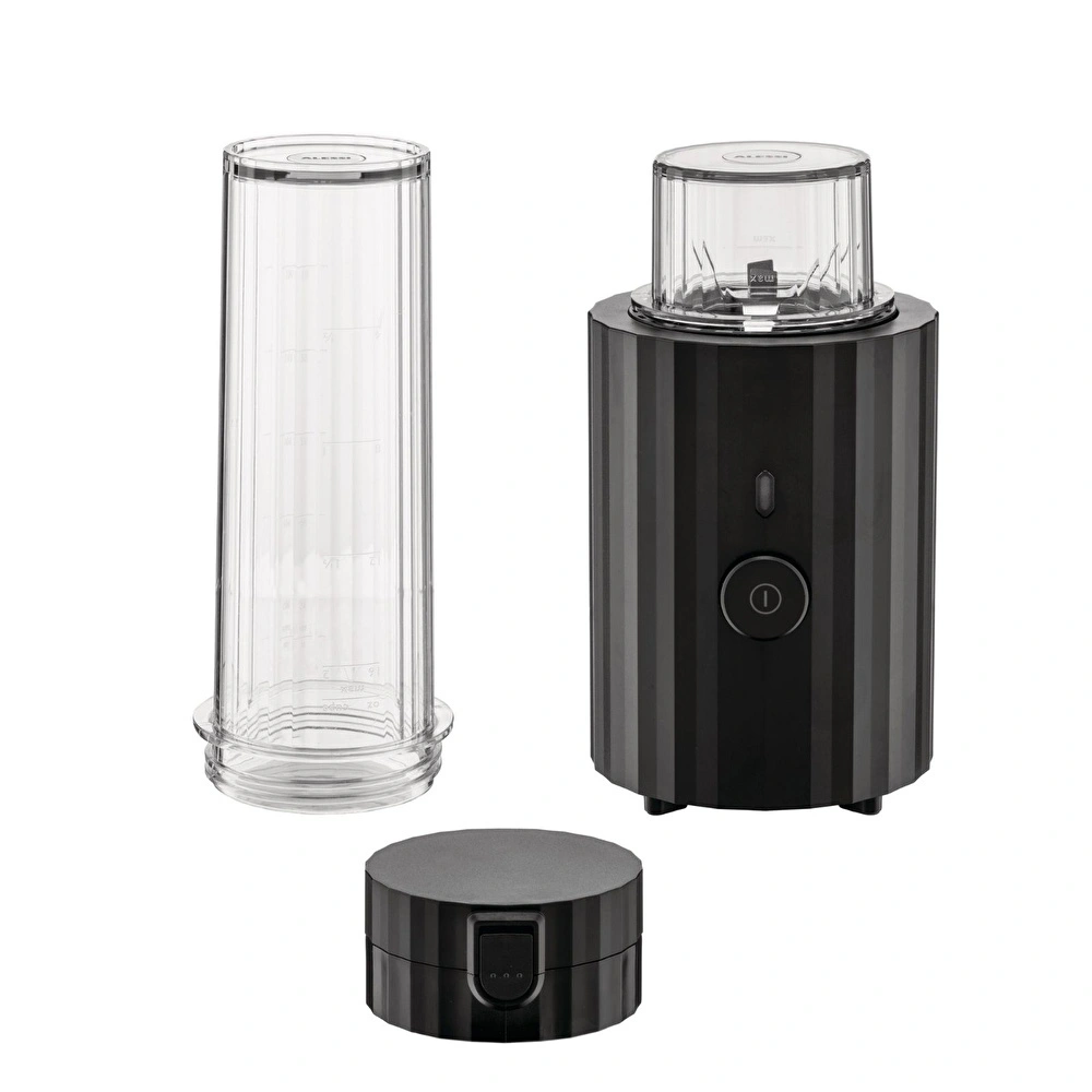 Alessi Plisse Smoothie Blender 550 ml Siyah görseli 2