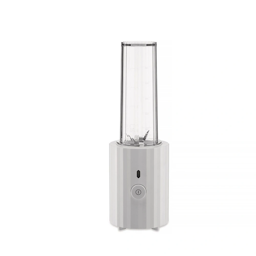 Alessi Plisse Smoothie Blender 550 ml Beyaz görseli 1