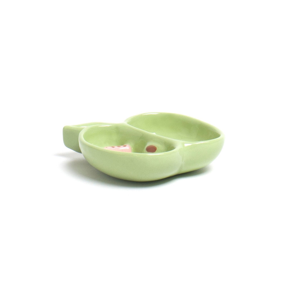 Bitossi Home La Tavola Ladybug Seramik Kase 12,5x11,5 cm Yeşil görseli 2