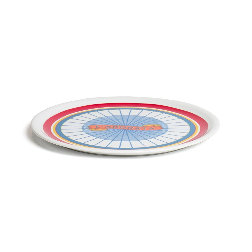 Bitossi Home Bel Paese L'Adorata Porselen Pizza Tabağı 32 cm Çok Renkli görseli 2