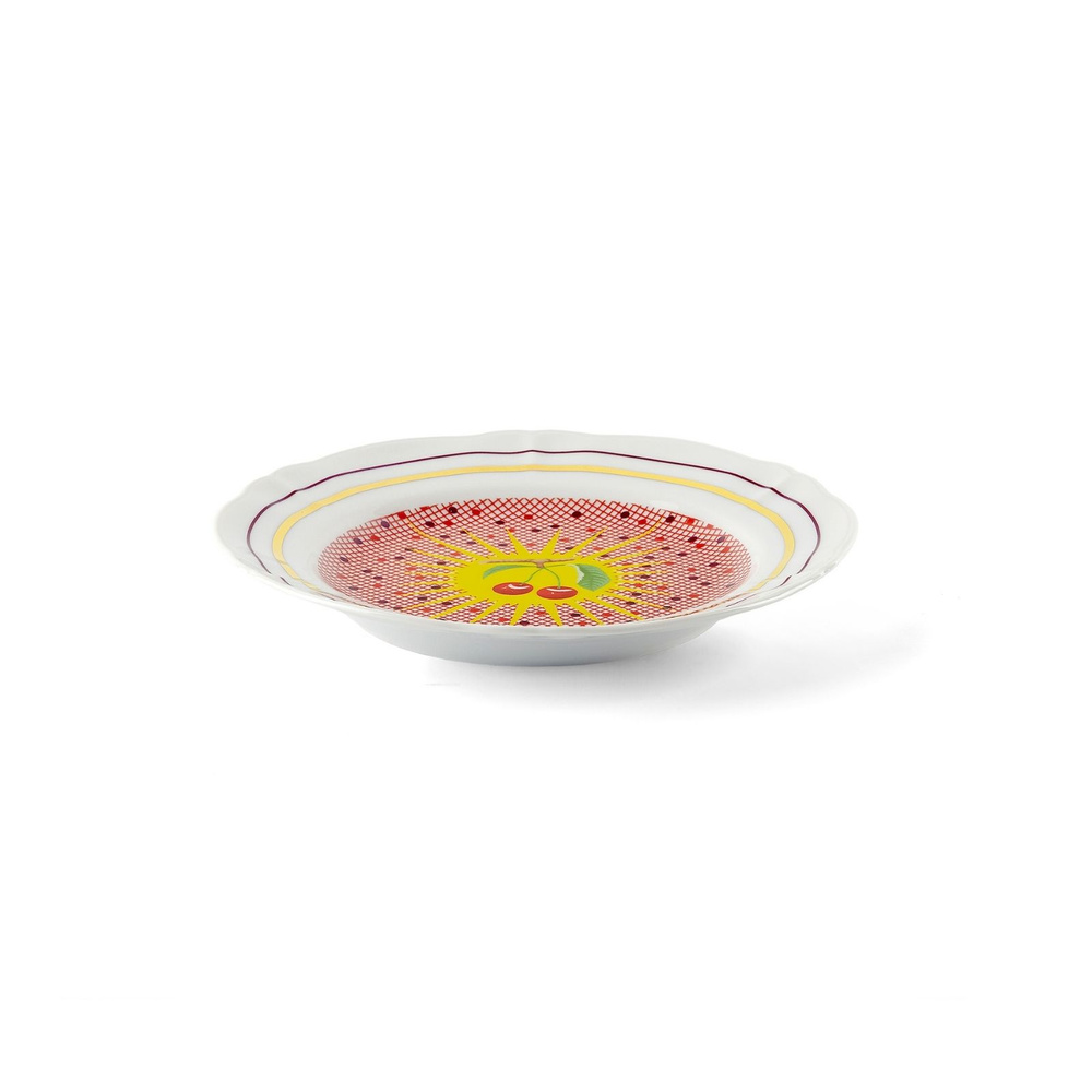 Bitossi Home Bel Paese Cherries Porselen Meyve Tabağı 20,5 cm görseli 2