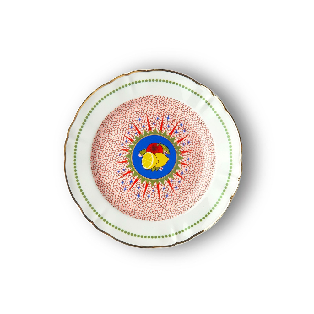 Bitossi Home Bel Paese Lemon Porselen Meyve Tabağı 20,5 cm görseli 1