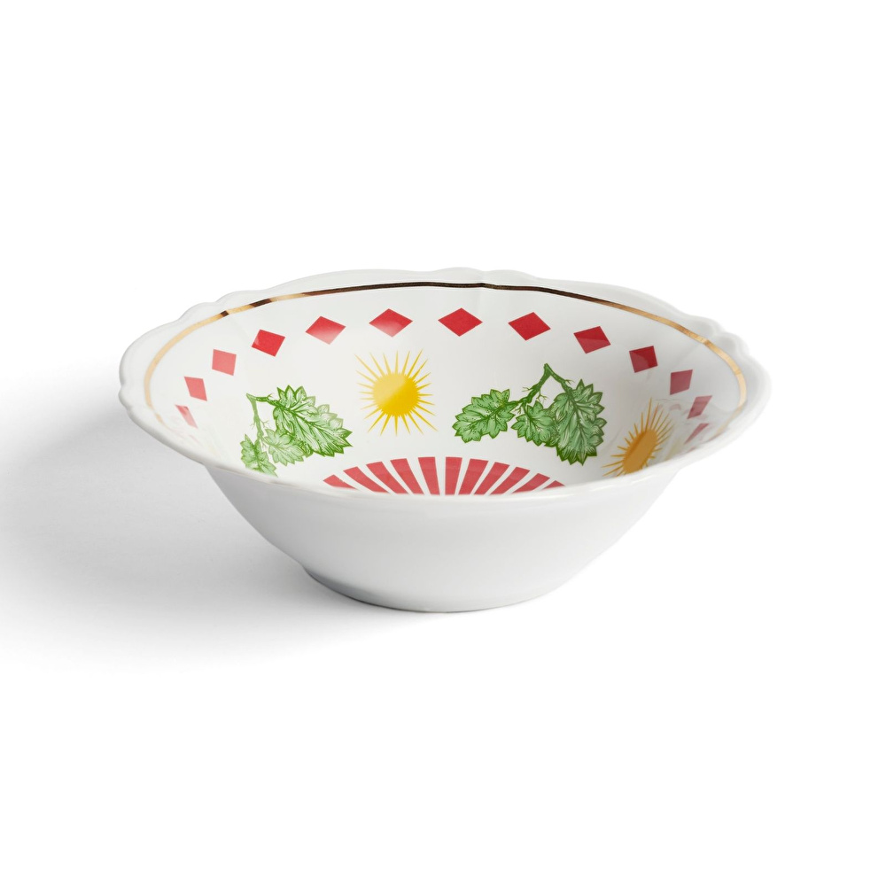 Bitossi Home Bel Paese Leaves Porselen Salata Kasesi 26 cm görseli 2