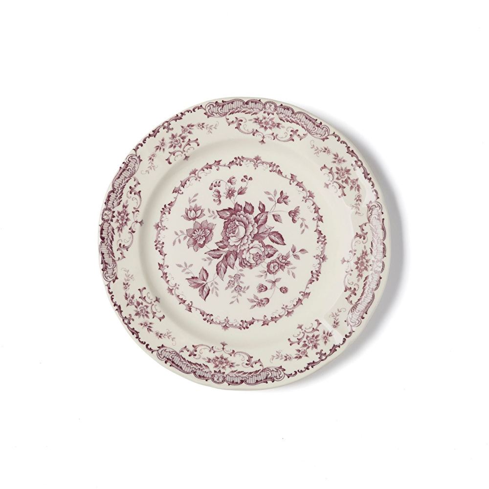 Bitossi Home Rose Violet Floral Yemek Tabağı 26 cm görseli 1