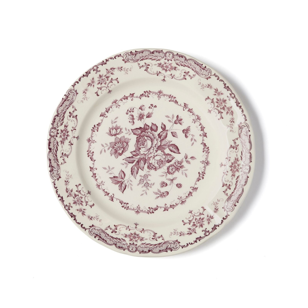 Bitossi Home Rose Violet Floral Servis Tabağı 30,9 cm görseli 1
