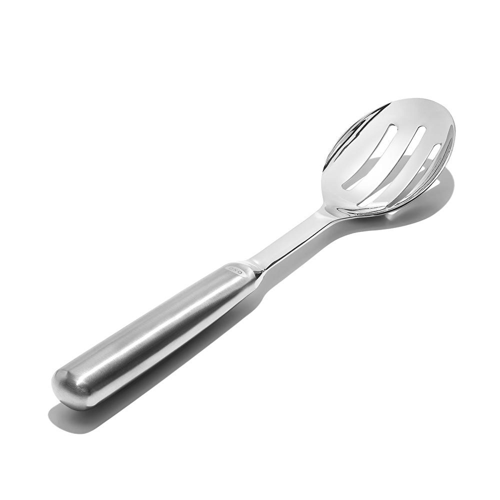 Oxo Paslanmaz Çelik Sofra Servis Delikli Kaşık görseli 1