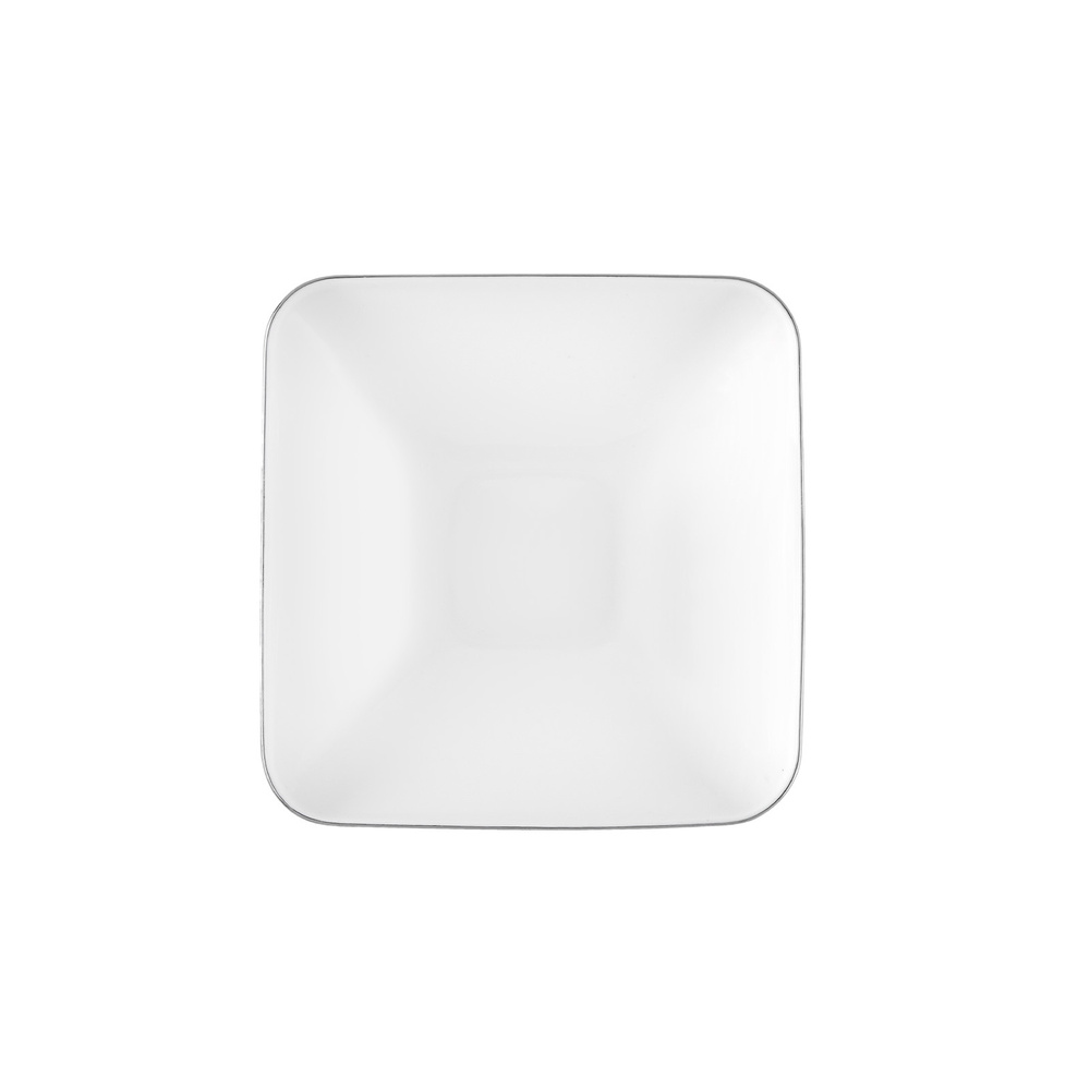 İstanbul Porselen Nadide 29 Parça 6 Kişilik Kare Yemek Takımı Platin görseli 9
