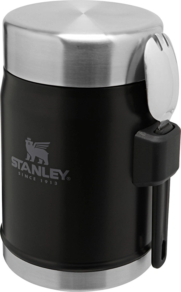 Stanley Legendary Food Jar Hammertone Kaşıklı Yemek Termosu 400 ml Matte Black görseli 3