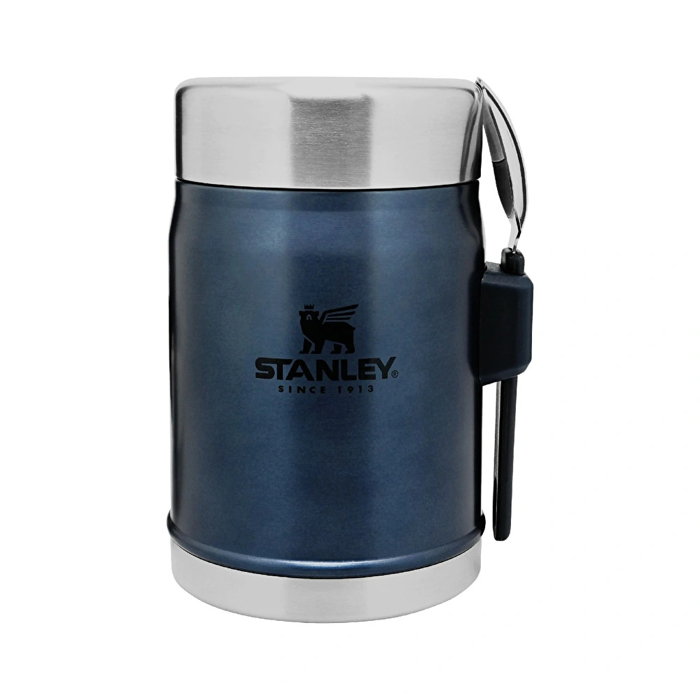 Stanley Legendary Food Jar Hammertone Kaşıklı Yemek Termosu 400 ml Lacivert görseli 1