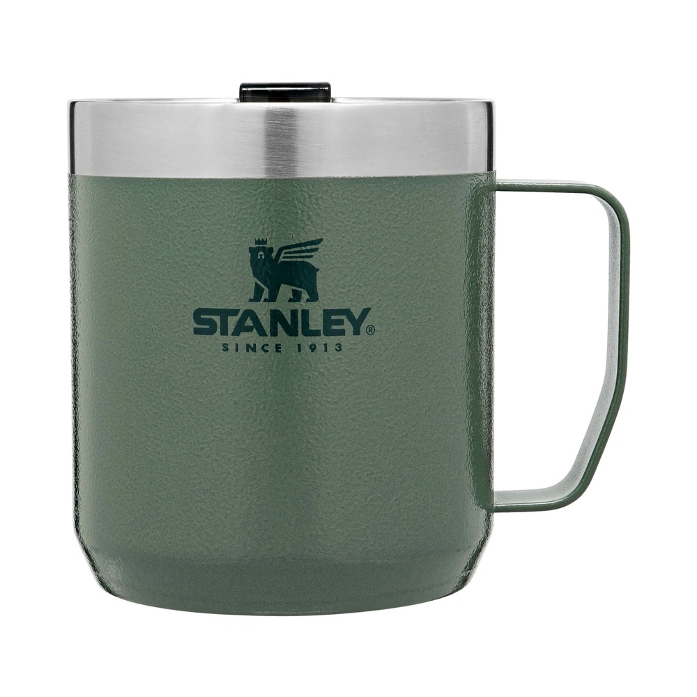 Stanley Legendary Camp Mug Hammertone Green 0.35 Litre görseli 1