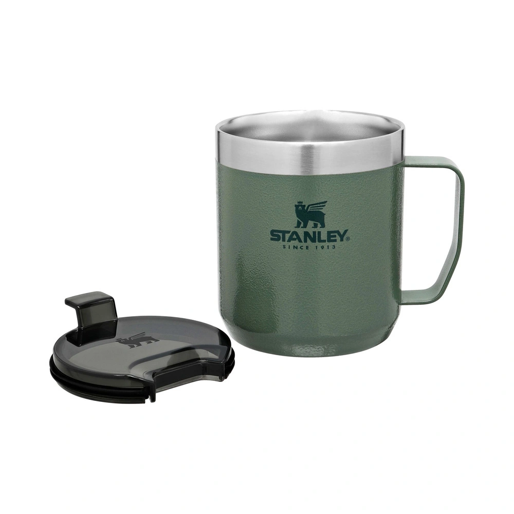 Stanley Legendary Camp Mug Hammertone Green 0.35 Litre görseli 2