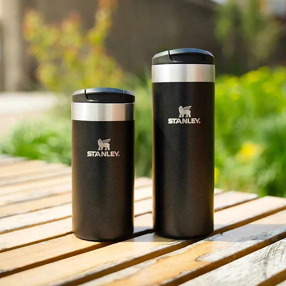 Stanley The Aerolight Transit Mug 0,35 Litre Black Matellic görseli 5