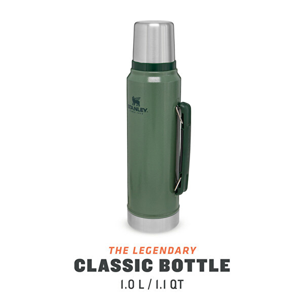 Stanley Legendary Classic Hammertone Clay Termos 1L Green görseli 2