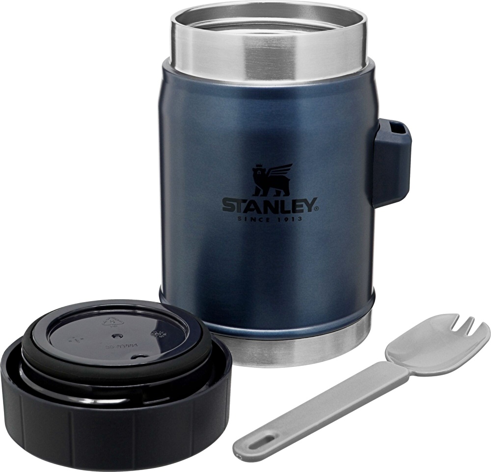 Stanley Legendary Food Jar Hammertone Kaşıklı Yemek Termosu 400 ml Lacivert görseli 2