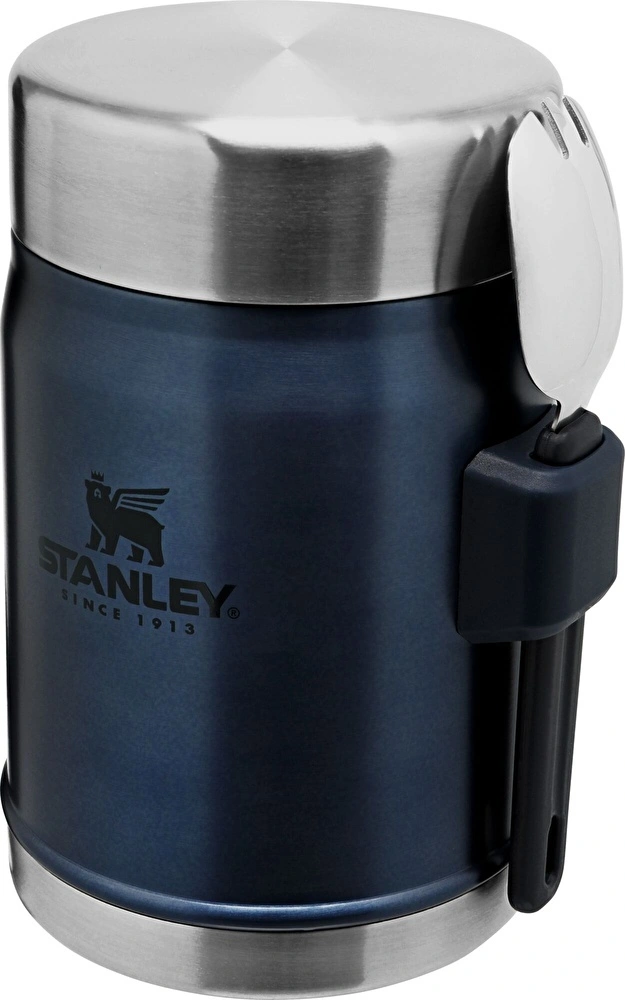 Stanley Legendary Food Jar Hammertone Kaşıklı Yemek Termosu 400 ml Lacivert görseli 3