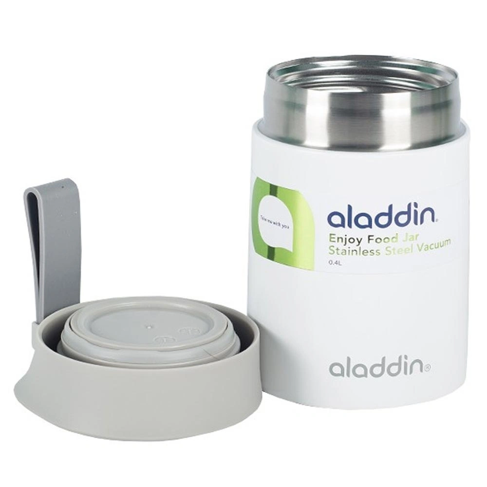Aladdin Enjoy Beyaz Paslanmaz Çelik Yemek Termosu 0,40 Lt görseli 3