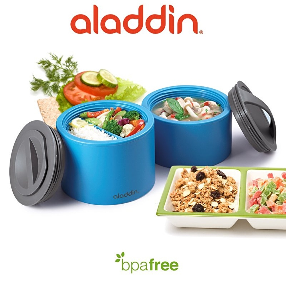 Aladdin Bento Yeşil Yemek Termosu 0.6 Lt görseli 4