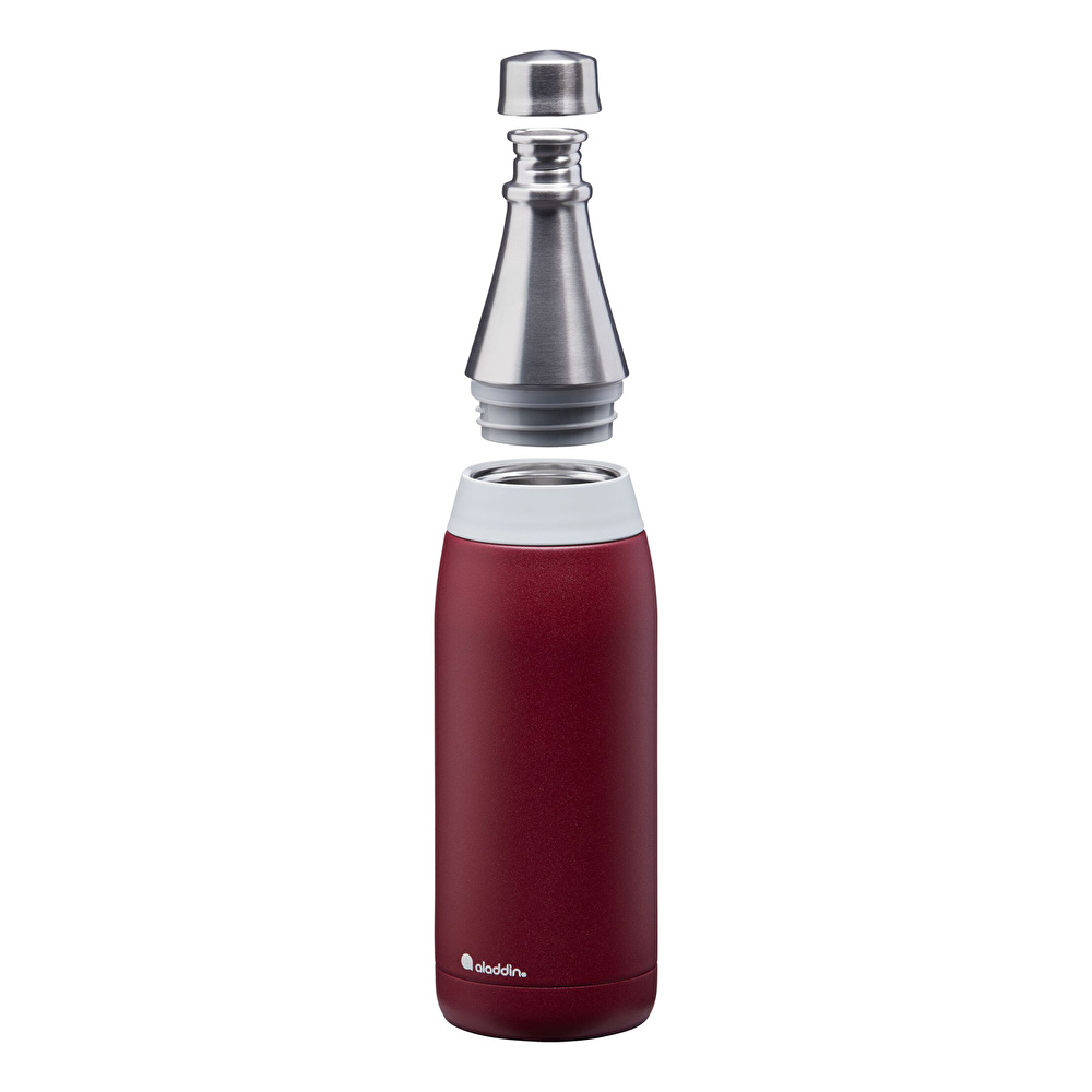 Aladdin Fresco S.Steel Water B. Burgundy Red 0.6 Litre görseli 6